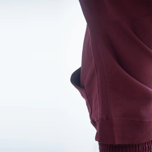 Sweat-shirt à capuche pour femme, manches raglan, couleur unie, en molleton de coton, coupe décontractée, pour l'automne, avec poches, longueur standard - Product Image 2