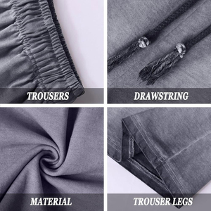 Shorts taille haute délavés à l'acide en coton léger, coupe confortable, style rétro streetwear, décontracté, pour l'été, couleur unie - Product Image 6