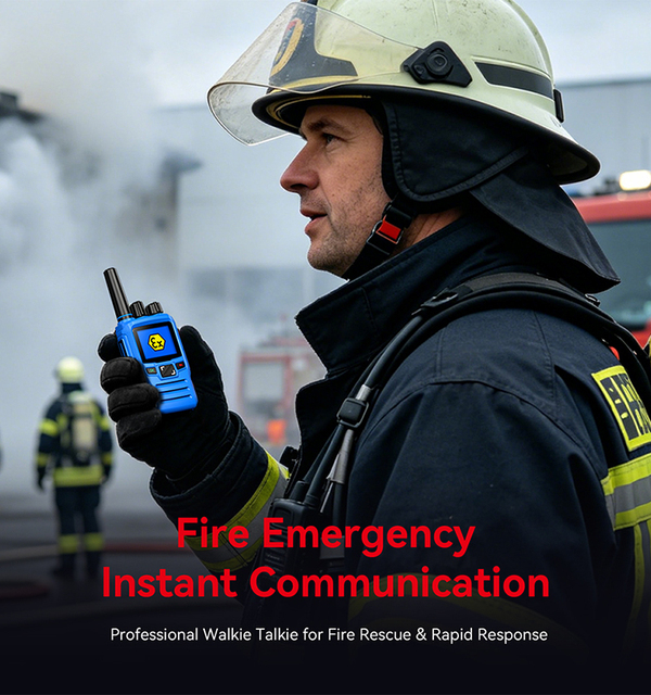 Explosion-Proof Waterproof Walkie Talkie 4G POC Two Way Radio SIM Global PTT Remote Intercom for Emergency Rescue Communication
