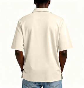 Polo de Algodón Premium para Hombre, Manga Corta, Clásico, Casual, para Golf, con Logotipo Personalizado Bordado, Ropa Deportiva de Moda - Product Image 2