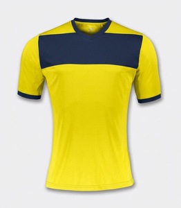 Maillot de football américain unisexe à manches courtes, col rond, en polyester respirant, coupe classique, color-block, toutes saisons, personnalisable - Product Image 1