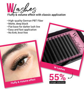 ขนตาปลอม Charmlash แบบขายส่ง ก้านยาว ต่อขนตาแบบพัดสำเร็จรูป คุณภาพดีที่สุด ขนตารัสเซีย คุณภาพเยี่ยม ติดด้วยความร้อน ประหยัดเวลา นุ่มสบาย - Product Image 2