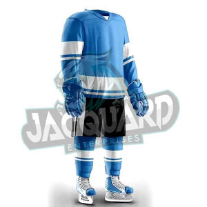 Tenues de hockey sur glace personnalisées de qualité supérieure, ensembles de vêtements de sport pour équipes, séchage rapide, uniformes de hockey sur glace bon marché, uniformes de hockey sur glace fabriqués au Pakistan - Product Image 2