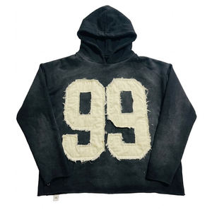 เสื้อฮู้ดดี้คุณภาพสูงแบบมีซิป สั่งทำโลโก้ได้ ผ้าฝ้าย 100% ทรงยูนิเซ็กส์ ไซส์ US ผ้าถักเนื้อหนา เหมาะสำหรับฤดูใบไม้ร่วง - Product Image 5