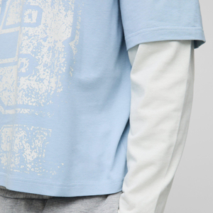 เสื้อยืดผู้ชายคุณภาพสูงแบบเรียบ 230gsm ไซส์ใหญ่พิเศษ เสื้อยืดผ้าฝ้ายหนา 300gsm สำหรับผู้ชาย พร้อมลายกราฟิก - Product Image 6