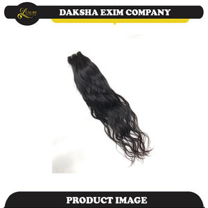 Trame non traitée de temple indien brut d'extensions de vrais cheveux humains de qualité supérieure de luxe à vendre - Product Image 6