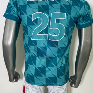 เสื้อยืดคอกลมผู้ชายคุณภาพสูงแบบซับลิเมชั่นสำหรับแฮนด์บอล แห้งเร็ว ระบายอากาศได้ดี เหมาะสำหรับกีฬา ฟุตบอล และซอคเกอร์ - Product Image 5