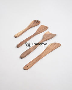 Cuillère en bois de qualité supérieure, élégante, faite à la main, naturelle, pour la cuisine, Tradebyd - Product Image 2