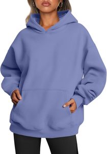 Sudadera con Capucha Extra Grande Unisex, Modelo 2026, Color Sólido, Felpa de Algodón, Diseño con Bolsillos, Corte Regular, para Otoño - Product Image 6
