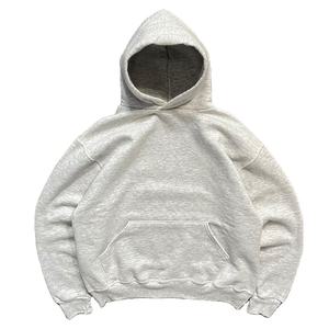 Hoodies unisexe de haute qualité sans cordon, coupe courte, personnalisables, en coton, style oversize - Product Image 4