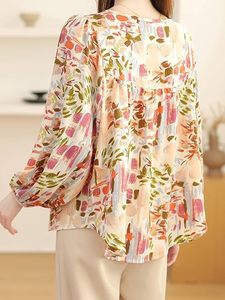 Camisa de playa de manga larga para mujer, con botones, protección solar de verano, corte holgado - Product Image 2