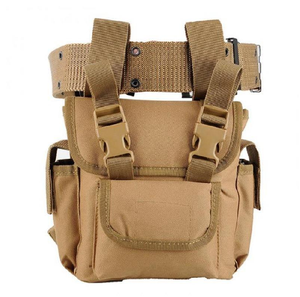 Tactical Cotton/Nylon/Polyester Comfortable Drop Leg <b>Bag</b> <b>Molle</b> Pouch Coyote Brown Utility Thigh Pack Adjustable Straps Multiple - Product Image 1