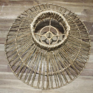 ที่ครอบไฟหญ้าทะเลแบบทำมือทรงกรวยฝาครอบไฟแบบชนบทธรรมชาติเป็นมิตรกับสิ่งแวดล้อมสำหรับตกแต่งบ้าน - Product Image 5