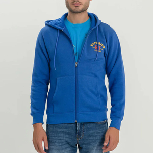 Sudadera con Capucha para Hombre, Cómoda, con Cierre, 100% Algodón, Forro Polar Transpirable, Servicio ODM por Proveedores Globales de Confianza - Product Image 3