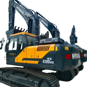 Excavadora Pesada Hyundai HX220HD de 22 Toneladas, Excavadora de Cadenas Hyundai HX220HD Usada, Maquinaria de Construcción con Motor de Inyección Directa - Product Image 1