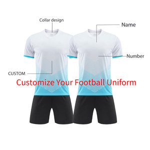 Conjunto de Uniforme de Fútbol Personalizado 100% Poliéster Transpirable para Adultos Unisex, Uniformes de Entrenamiento con Logotipo Impreso - Product Image 4
