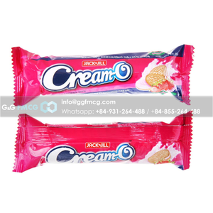 Wholesale Strawberry Cream Sandwich Cookies 85g Cream O Brand Sweet <b>Biscuit</b> Snack Competitive Price Export - Product Image 4