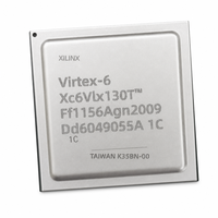 Circuito Integrado Xilinx Virtex-6 FPGA XC6VLX130T-1FF1156C BGA-1156 para Control Integrado