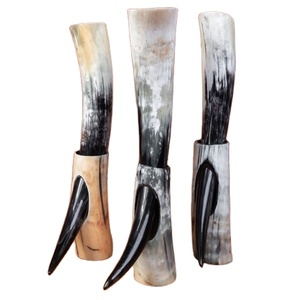 Taza de cerveza de cuerno para beber de estilo Animal Vikingo, jarra de Juego de tronos Medieval, los mejores padrinos de boda, regalo de boda con soporte - Product Image 1