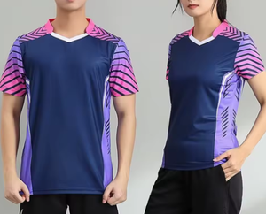 Short Sleeve Sports <b>Tennis</b> T-shirt Jersey for Men Women 2024 Summer Quick Dry Print <b>Table</b> <b>Tennis</b> Ping Pong Badminton Uniform <b>Top</b> - Product Image 4