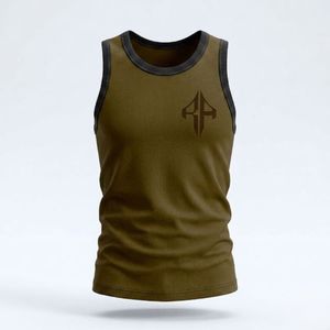 High Premium Quality Customized Design Technics <b>Printed</b> <b>Material</b> 100%Cotton Men's Tank Top Style Causal by RIVIAN ATLANTIC - Product Image 2