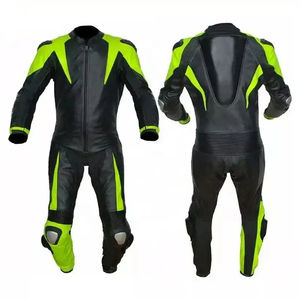 Équipement de course moto motocross - Combinaison de course en cuir personnalisée XL pour moto avec pantalon et maillot imperméables de haute qualité - Product Image 5