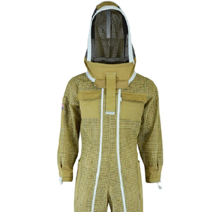 Breathable Mesh Beekeeper <b>Suit</b> with Hood and Gloves Sting Proof Full Body <b>Bee</b> Keeping Protective <b>Suit</b> for Men and Women - Product Image 3