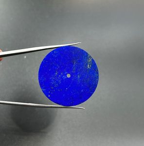 Esfera de Reloj de Lapislázuli Azul Natural de A K Gems, 31.50 mm, Redonda, Pulida por un Lado, Modelo ETH-1004 de Rajasthan - Product Image 6