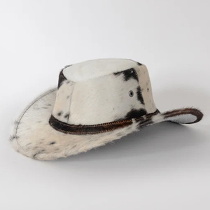 Chapeaux en cuir de vachette décontractés, imperméables, à la mode, dernier design, prix bas, matériau de haute qualité avec logo et taille personnalisés - Product Image 4