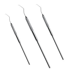 Ensemble d'instruments chirurgicaux dentaires en acier inoxydable argenté, outils dentaires manuels de classe I - Product Image 3