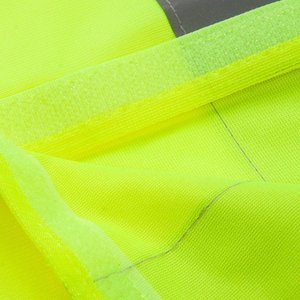 High-Visibility Reflective Safety <b>Vest</b> with Pockets Construction Workwear for <b>Men</b> and Women with Custom - Product Image 5