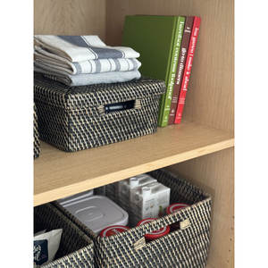 Corbeille en osier pour le stockage ou l'exposition Organisateur en rotin naturel fait à la main - Product Image 3