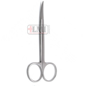 กรรไกรตัดม่านตาแบบมืออาชีพ สแตนเลสคุณภาพสูง ใช้ซ้ำได้ โค้ง 11.5 ซม. - Product Image 4