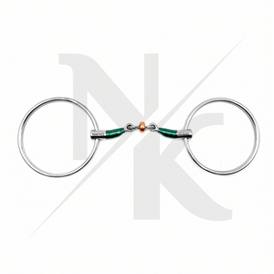 Bocado de Anillas Sueltas de Alta Calidad para Caballos, Acero Inoxidable, Tipo Francés, para Entrenamiento y Competición Ecuestre - Product Image 5
