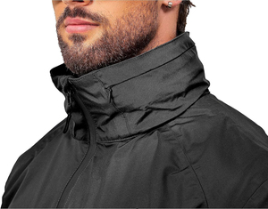 Winter Waterproof Breathable Windproof Nylon <b>Rain</b> <b>Jacket</b> Lightweight Outdoor Protection with <b>Hood</b> Front Logo Option - Product Image 6