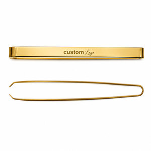 Juego de 2 Pinzas de Acero Inoxidable Chapadas en Oro, Pinzas Profesionales para Cejas con Punta Inclinada y Puntiaguda, Logotipo Personalizado OEM - Product Image 3