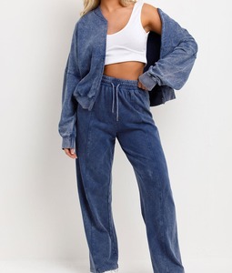 Ensemble de survêtement décontracté pour femme, coupe oversize, deux pièces, vêtements d'entraînement et de jogging, marque privée 2026 - Product Image 4