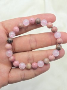 Pulsera de Cuentas Mixtas de Calidad Superior Grado AAA, Hermosas Piedras Preciosas Naturales Talladas y Grabadas en Forma de Círculo, Ecológicas - Product Image 4