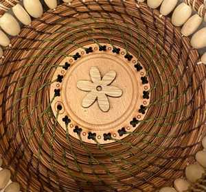 ตะกร้าหวายสไตล์โบราณที่นิยมมากที่สุดสำหรับตกแต่งบ้านทำจากวัสดุที่ทนทานและดูวินเทจคลาสสิก - Product Image 2