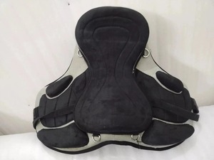 Selle anglaise sans arceuil synthétique Freemax de qualité excellente, couleur gris, disponible au prix direct usine - Product Image 4