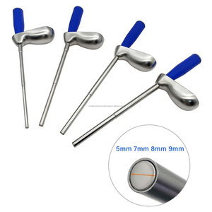 Aguja de Inyección Veterinaria de Acero Inoxidable de 5 mm, 7 mm, 8 mm, 9 mm, Reutilizable, Punta Redonda, para Anestesia de Caballos y Ganado - Product Image 1