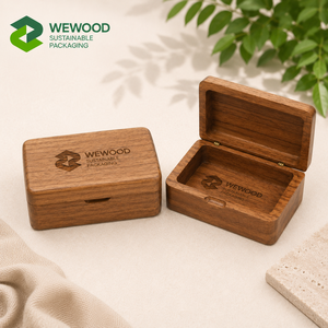 Boîte à savon personnalisée en bois massif écologique WEWOOD avec couvercle pour salle de bain et voyage - Product Image 3