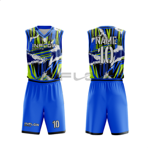 Conjunto de Uniforme de Baloncesto Profesional, Diseña Tu Propio Uniforme de Baloncesto, Ropa de Baloncesto Reversible Personalizada para Hombre - Product Image 3