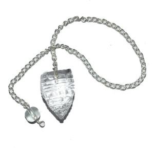 Mélange de pierres à facettes pêche Aventurine cristal pierre de guérison pendule pour bijoux - Product Image 4