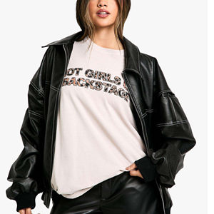 Camisetas de Algodón de Manga Corta para Mujer, Tallas Grandes, con Logotipo Personalizado, Estilo Hip Hop, Ropa de Marca de Verano - Product Image 6