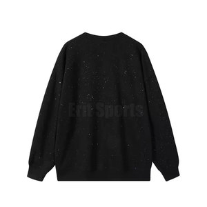 Sudadera de Forro Polar con Pedrería para Hombre, Diseño Clásico, Informal, Ecológica, Transpirable, de Invierno, de Manga Larga, Ajuste Cómodo - Product Image 2