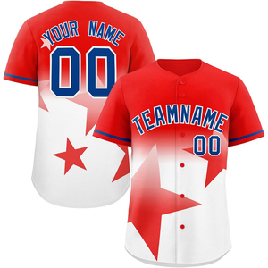Camiseta de Béisbol Personalizada para Equipo, Sublimada, Antibacteriana, Manga Corta, Absorbe la Humedad, Cintura Elástica, 100% Poliéster, OEM/ODM - Product Image 3