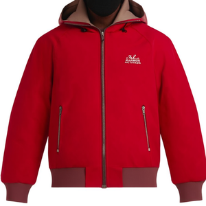 Chaqueta Reversible con Capucha para Esquí y Nieve para Hombre, Color Sólido, con Bolsillos con Cremallera, Talla Grande - Product Image 3