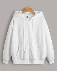 2026 New Design Custom Logo Men's Full <b>Zip</b> Hoodie <b>White</b> Fleece Training Jacket Slim Fit Athletic Wear OEM Manufacturer - Product Image 2