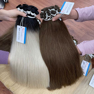 Top Selling Straight <b>Russian</b> Hair Bulk Many Colors Glossy Finish Ready To Ship 100% Vietnamese Human Hair - Product Image 1